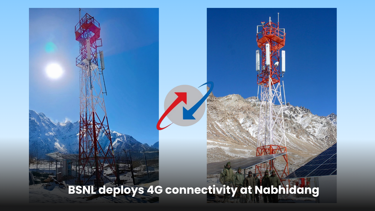 BSNL deploys 4G connectivity at Nabhidang, the India-China border’s last post  at an altitude of 14,500 ft