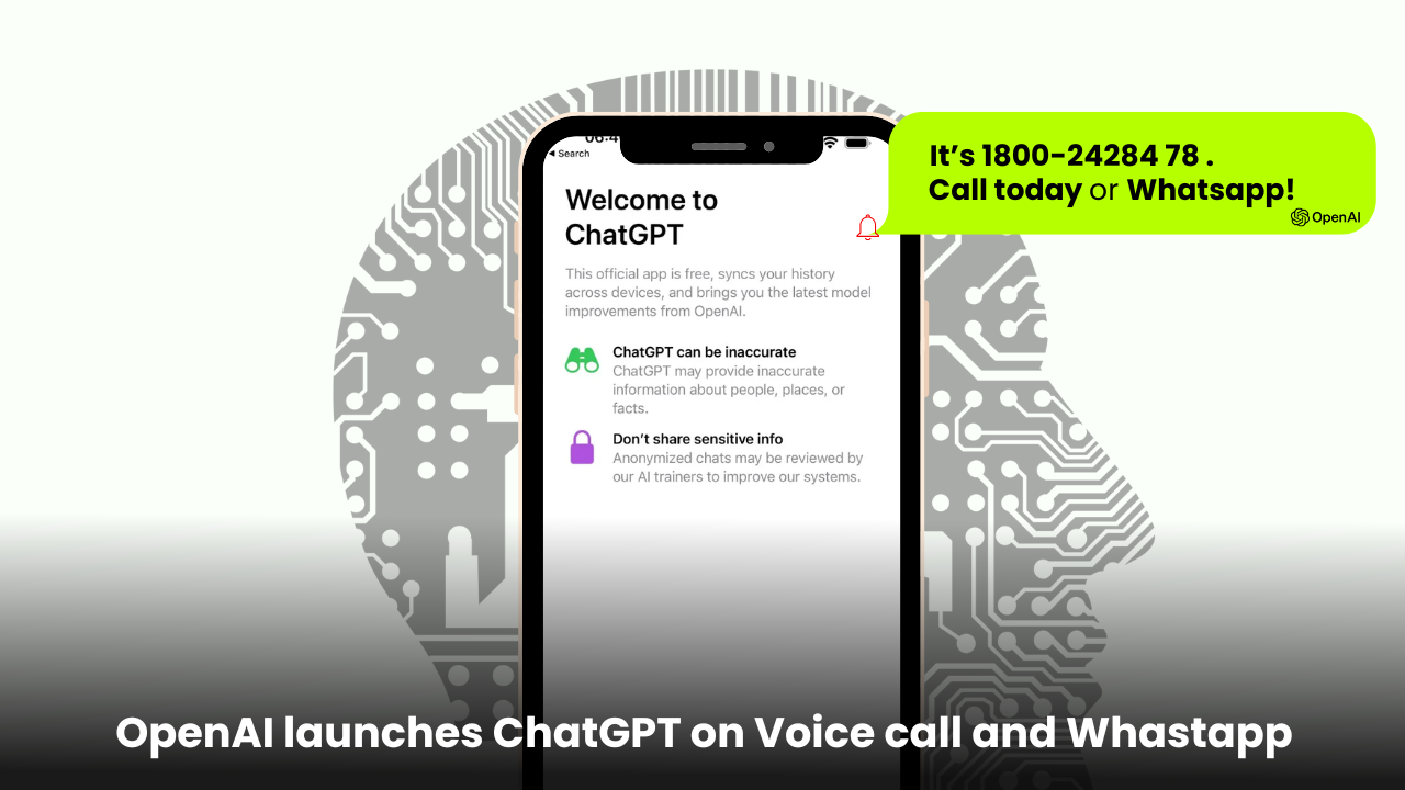 Can ChatGPT on WhatsApp take Voice Notes and files? Day 9 explodes with many more features