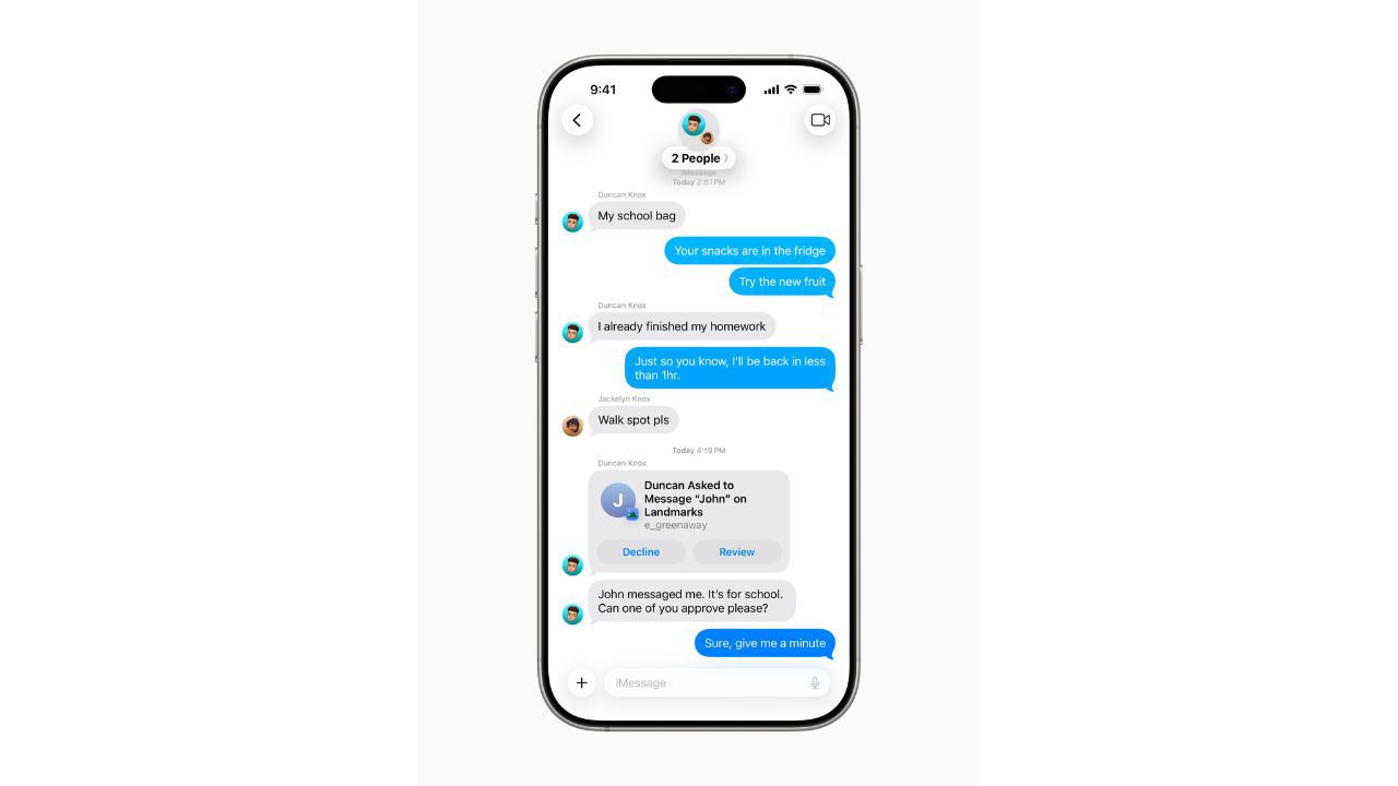 Children will soon be required to request parental permission before they can message or call a new phone number.