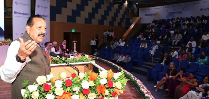 Dr Jitendra Singh Minister Of State Independent Charge For Science Technology Unveiled BharatGen At The BharatGen Summit 