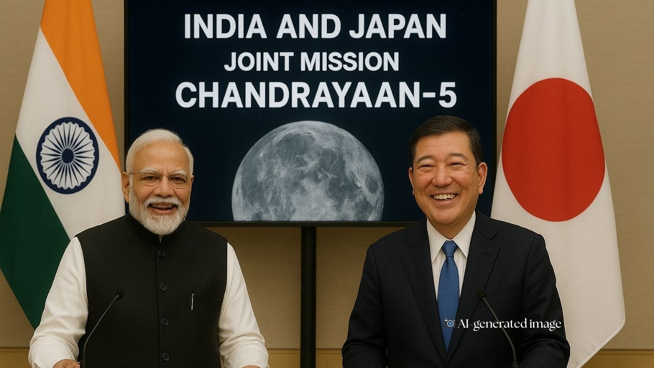 Chandrayaan-5: India-Japan Team Up for Moon Mission