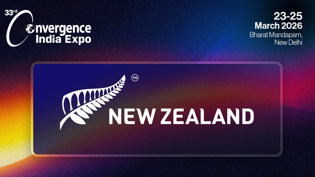 New Zealand Pavilion to showcase technology solutions at 33rd Convergence India Expo 2026 at Bharat Mandapam, New Delhi.