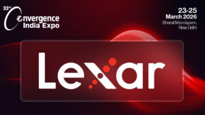 Lexar storage solutions to display at Convergence India Expo 2026 in New Delhi.