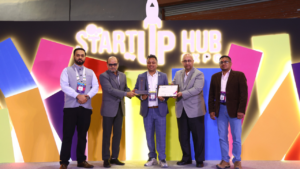 Startups showcase mobility innovations during the Smart Mobility Pitch Session at Convergence India Expo 2026.