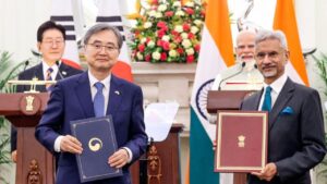 South Korea signs MoUs with India
