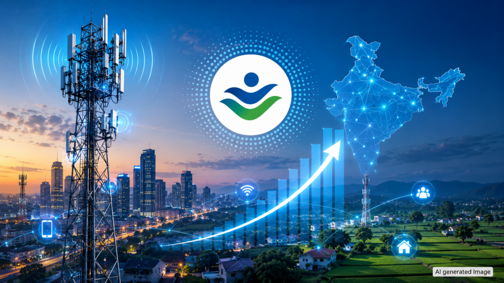 Telecom subscriber growth in India continued in April 2026 as operators expanded 5G and broadband services across urban and rural markets.