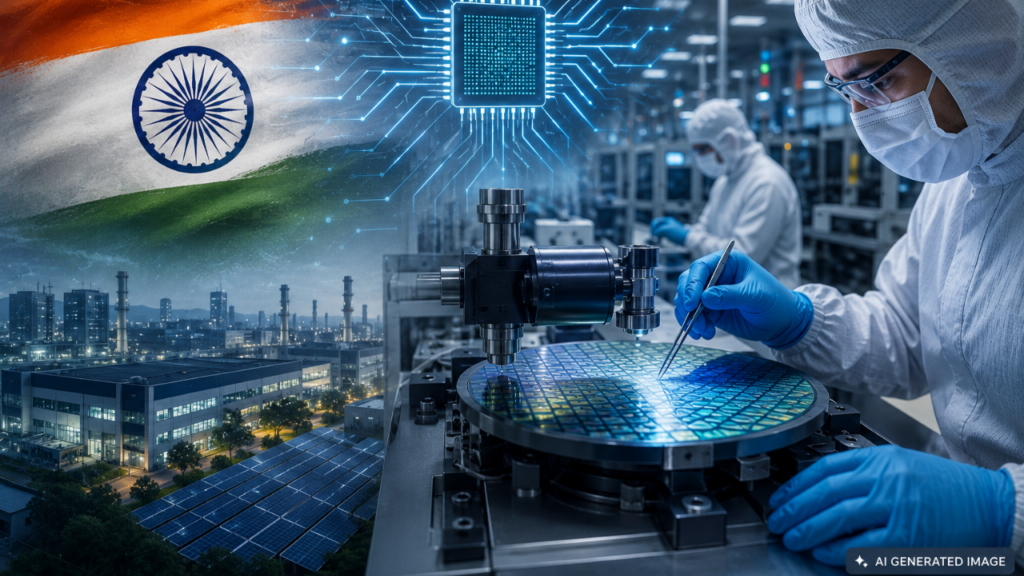 India is accelerating its semiconductor manufacturing push with new chip facilities expected to begin operations in 2026.