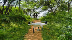 Representation: EON Space Labs’ Lumira thermal camera mounted on a drone during a field test.