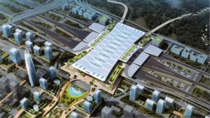 China Built the World’s Largest Railway Station in 38 Months Using Robots