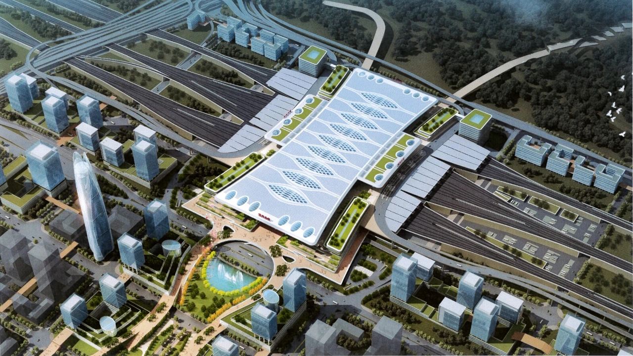 China Built the World’s Largest Railway Station in 38 Months Using Robots