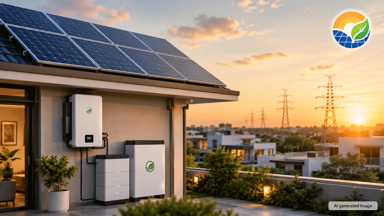 Residential rooftop solar systems paired with battery storage are increasingly being viewed as a key component of India's clean energy transition.