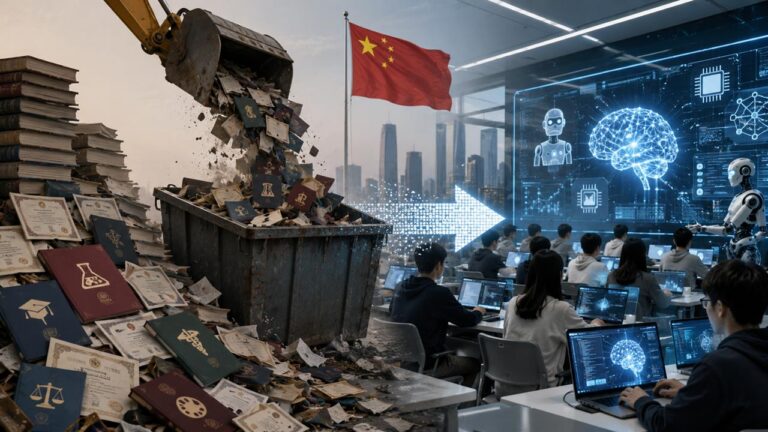 China Cuts Thousands of University Courses as AI Reshapes Education Priorities