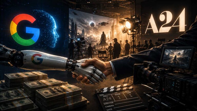 Google Backs A24 With $75 Million Bet on AI Filmmaking Tools Amid Race to Transform Hollywood