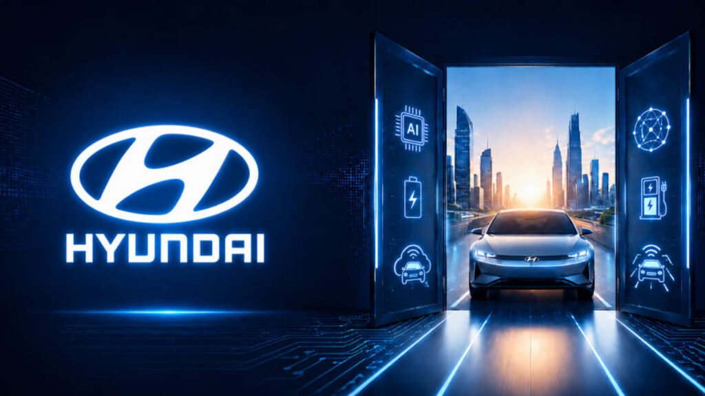 Startup founders and automotive technology innovators participate in Hyundai Motor India’s Innovation Challenge 2026, focused on AI, electric mobility and next-generation vehicle solutions.
