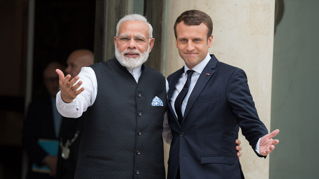 Representative Image: Prime Minister Narendra Modi & French President Emmanuel Macron inaugurate Bharat Innovates 2026 in France.