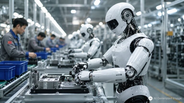 China’s Humanoid Robots Step In as Asia Faces Worker Shortages