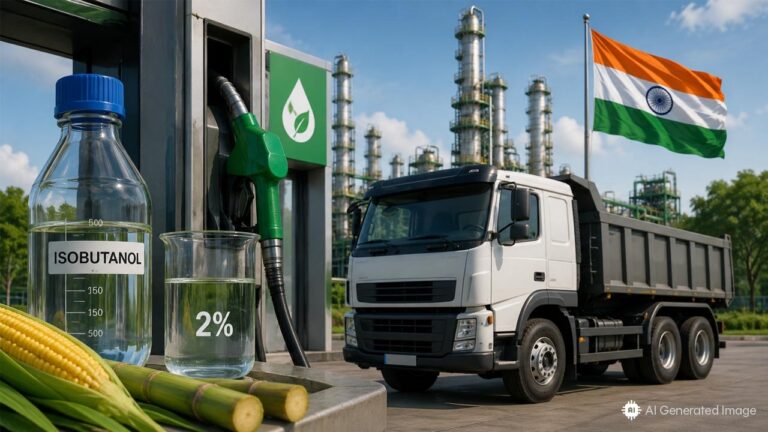 India Begins Trials of Isobutanol-Diesel Blend for Commercial Vehicles