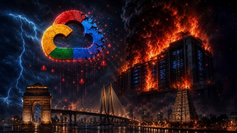 Fire at Data Centre Disrupts Google Cloud Services in Delhi, Mumbai and Chennai