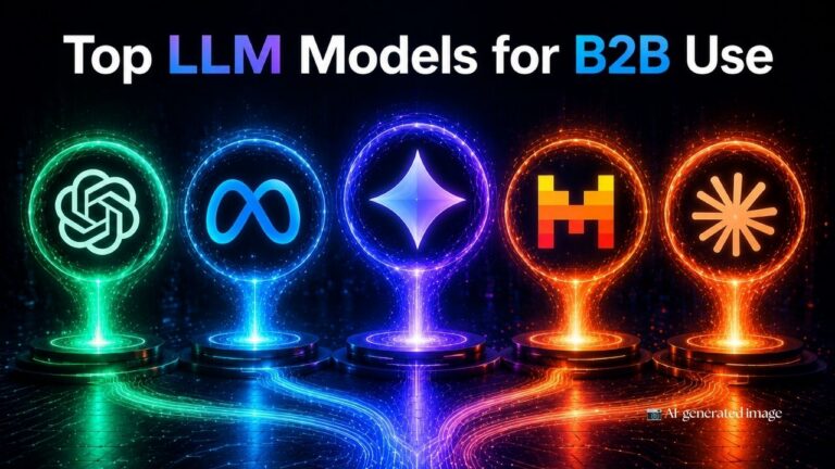 Top LLM Models for B2B Use in 2026: GPT-5, Claude, Gemini, Llama & More Compared
