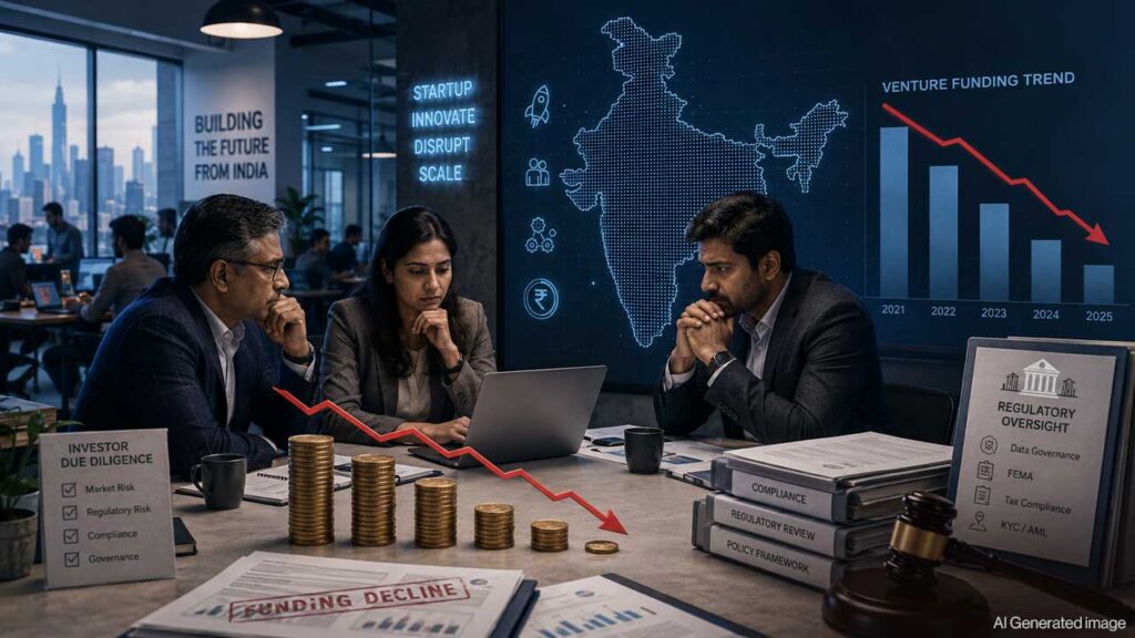 India's venture capital market becomes increasingly selective amid evolving regulatory policies.