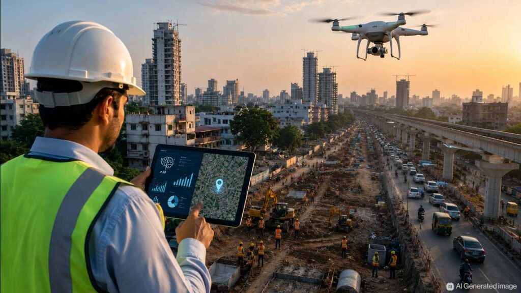 Officials plan to use Artificial Intelligence, geo-tagging and GIS mapping to digitally monitor urban development projects across Maharashtra, improving transparency and infrastructure planning.