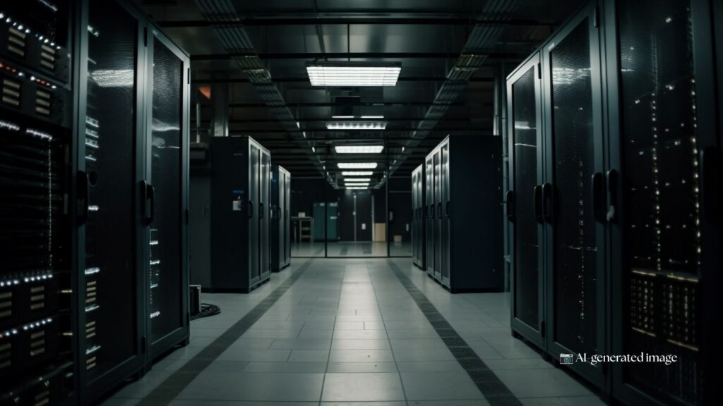 AWS Hyderabad data centre | Image Credit: AI