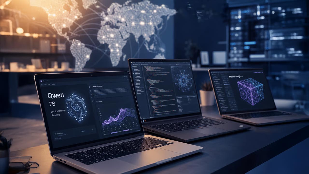 Alibaba’s Qwen AI model is expanding into laptop-ready and open-weight AI as competition with Meta intensifies.