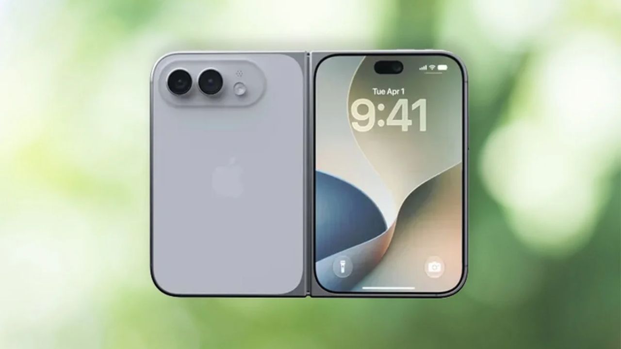 Apple’s foldable iPhone mock-up has surfaced online | Image Credits: Digital Trends