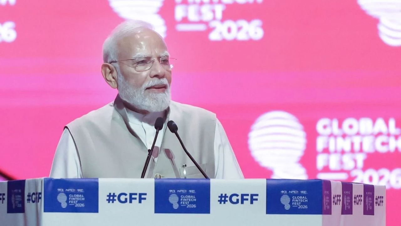 Narendra Modi on Fintech at GFF 2026 | Image Credits: PIB