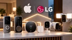 Apple and LG smart home devices: doorbell, smart lock and thermostat reportedly launching October 13.