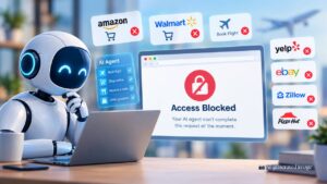 AI Agents Blocked by Websites: What It Means for Online Shopping | Image Credits: AI