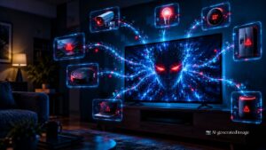 AI Self-Replication: Could It Turn Your Smart TV Into a Cyber Threat? | Image Credits: AI