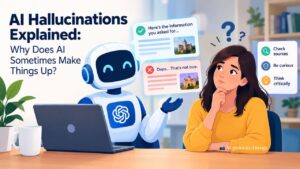 AI Hallucinations Explained: Why AI Makes Up Information | Image: AI