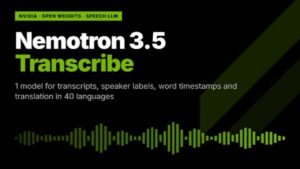 Nvidia Nemotron 3.5 Transcribe: AI Model for 40 Languages | Image: MarkTechPost